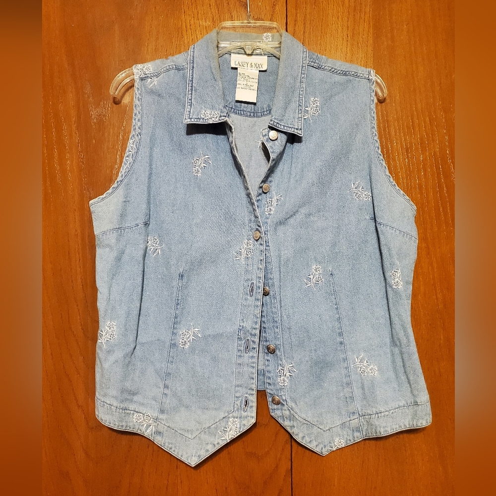 Casey & Max vintage denim vest